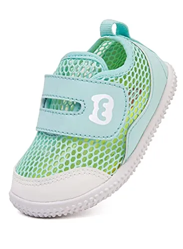BMCiTYBM Baby Walking Shoes Infant Sneakers Girls Boys Mesh First Walkers Shoes 6 9 12 18 24 Months Green Size 12-18 Months Infant