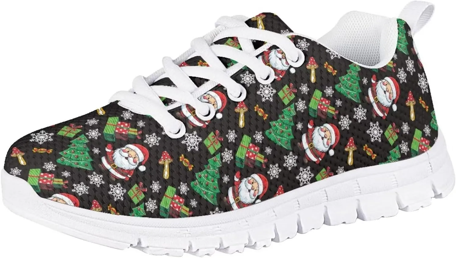 GIFTPUZZ Kids Sneakers Hiking Running Outdoor Walking Lace Up Athletic Tennis Shoes