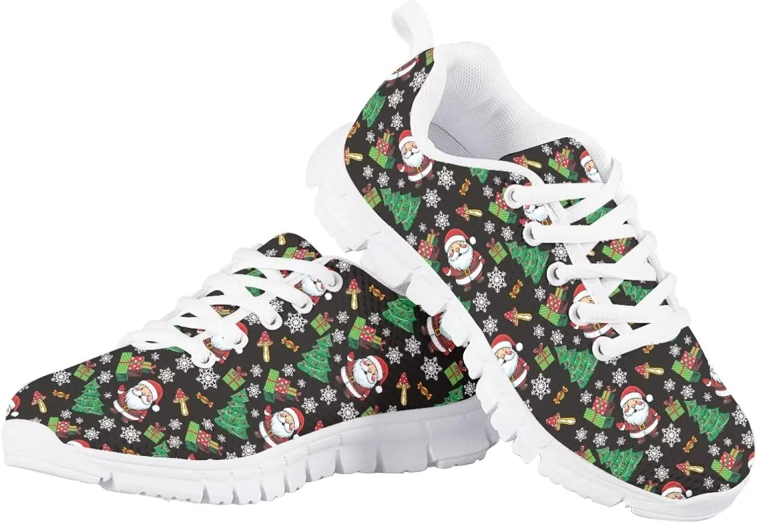 GIFTPUZZ Kids Sneakers Hiking Running Outdoor Walking Lace Up Athletic Tennis Shoes