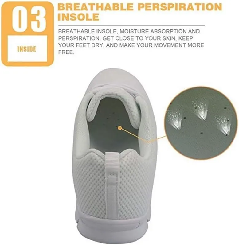 Jeiento Christmas Outdoor Running Sneaker for Women Men Comfort Holiday Shoes Non Slip Walking Shoes for Christmas Party Hiking Walking Sports Travel Jogging Shoes