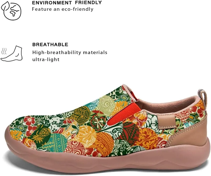 Kid's Slip-on Loafers Boys Girls Walking Shoes Fashion Casual Microfiber Leather Sneakers Patchwork Floral Plants Painted Travel Shoes
