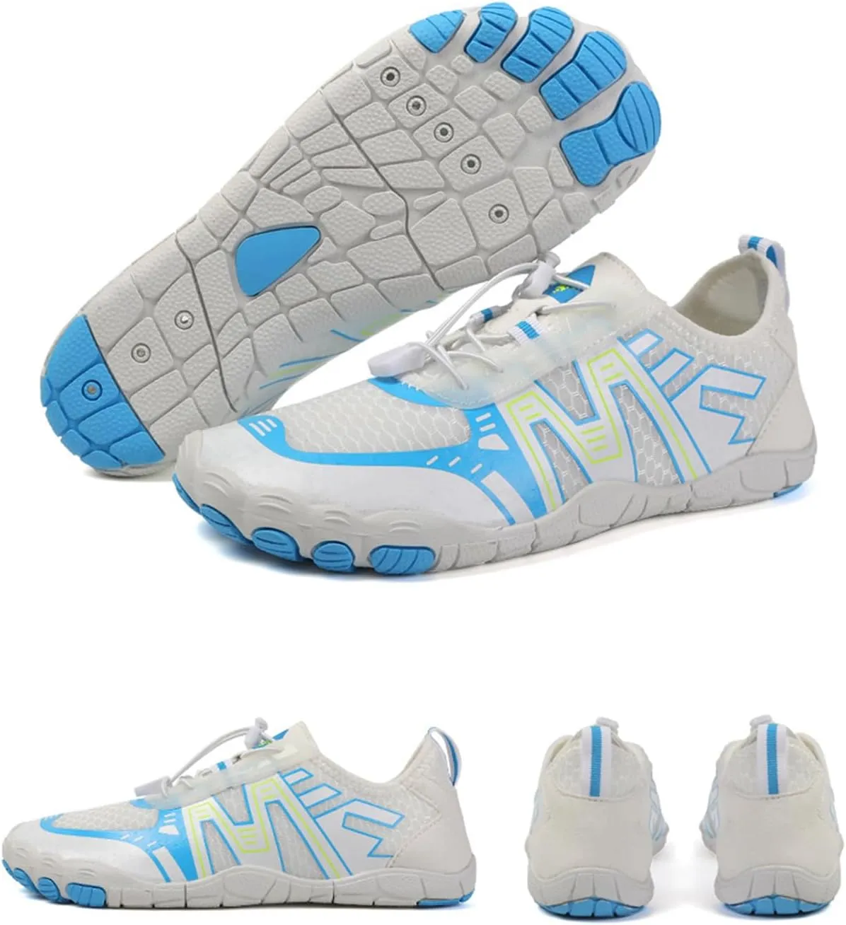Water Hiking Shoes for Women Men's Hike Barefoot Grounded Footwear, Women's Quick Dry Beach Pool Aqua Swim Shoes, Unisex Wide Toe Box Sneakers for Walking Trekking Swimming Workout Outdoor