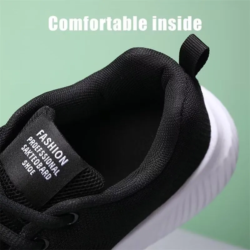 Women Concise Breathable Solid Walking Sneakers for Running Sport