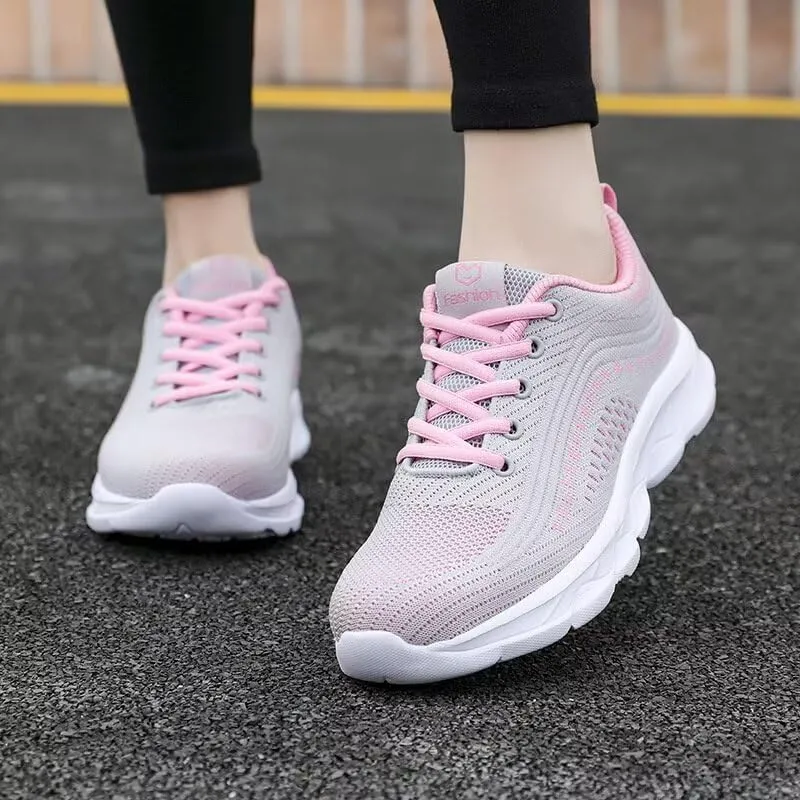 Women Fashion Breathable Casual Walking Sneakers for Running Sport