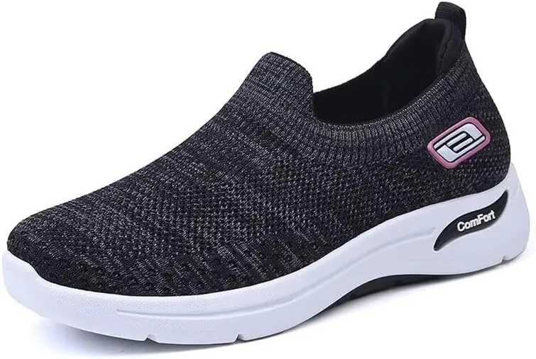 Women's Fashion Slip On Casual Walking Shoes for Sport Trekking Street